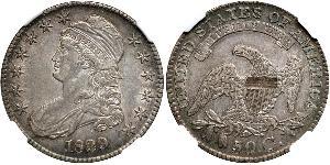 50 Цент США (1776 - ) Серебро 