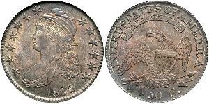50 Цент США (1776 - ) Серебро 