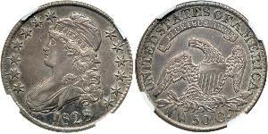 50 Цент США (1776 - ) Серебро 