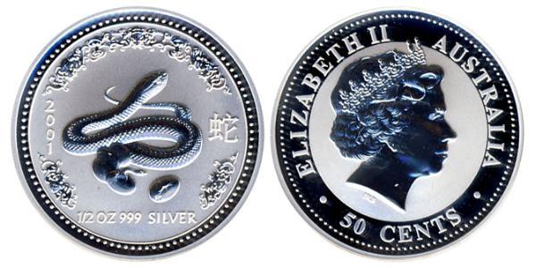 50 Цент Австралія (1939 - ) Срібло 