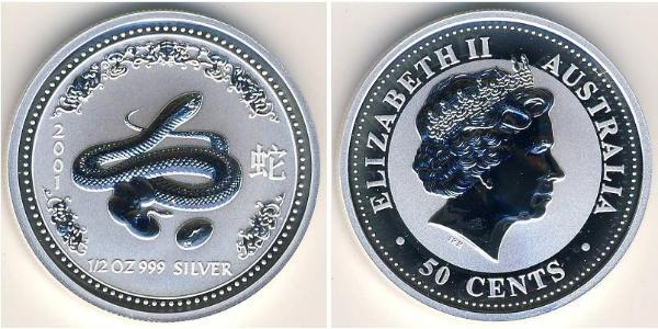 50 Цент Австралія (1939 - ) Срібло 