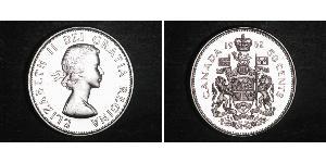 50 Цент Канада Срібло Єлизавета II (1926-2022)
