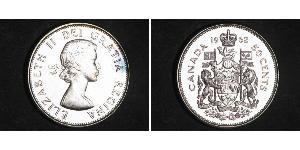 50 Цент Канада Срібло Єлизавета II (1926-2022)