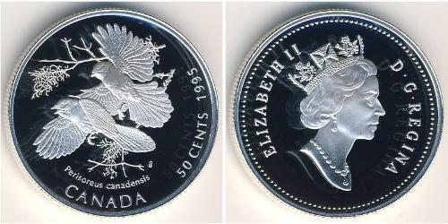50 Цент Канада Срібло Єлизавета II (1926-2022)