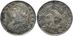 50 Цент США (1776 - ) Срібло 