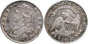 50 Цент США (1776 - ) Срібло 