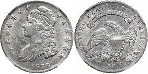 50 Цент США (1776 - ) Срібло 