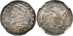 50 Цент США (1776 - ) Срібло 