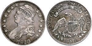 50 Цент США (1776 - ) Срібло 