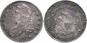 50 Цент США (1776 - ) Срібло 
