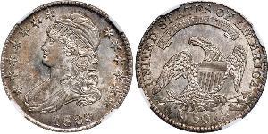 50 Цент США (1776 - ) Срібло 