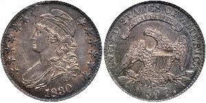 50 Цент США (1776 - ) Срібло 