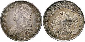 50 Цент США (1776 - ) Срібло 