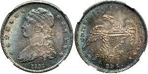 50 Цент США (1776 - ) Срібло 