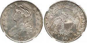 50 Цент США (1776 - ) Срібло 