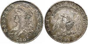 50 Цент США (1776 - ) Срібло 