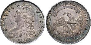50 Цент США (1776 - ) Срібло 