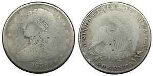 50 Цент США (1776 - ) Срібло 