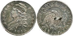 50 Цент США (1776 - ) Срібло 