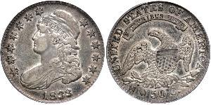 50 Цент США (1776 - ) Срібло 