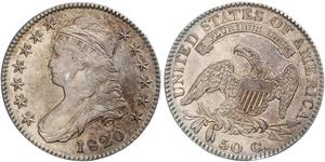 50 Цент США (1776 - ) Срібло 