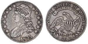 50 Цент США (1776 - ) Срібло 