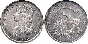 50 Цент США (1776 - ) Срібло 