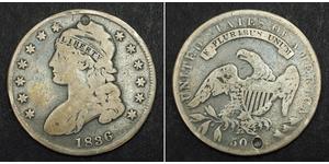 50 Цент США (1776 - ) Срібло 