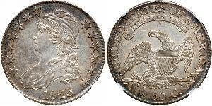 50 Цент США (1776 - ) Срібло 