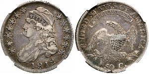 50 Цент США (1776 - ) Срібло 