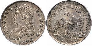 50 Цент США (1776 - ) Срібло 
