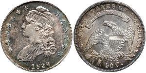 50 Цент США (1776 - ) Срібло 