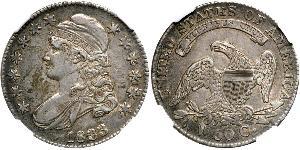 50 Цент США (1776 - ) Срібло 