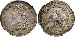 50 Цент США (1776 - ) Срібло 