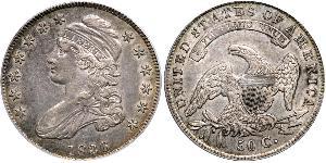 50 Цент США (1776 - ) Срібло 