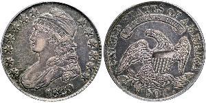 50 Цент США (1776 - ) Срібло 