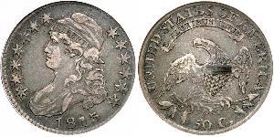 50 Цент США (1776 - ) Срібло 