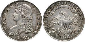 50 Цент США (1776 - ) Срібло 