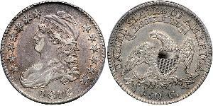 50 Цент США (1776 - ) Срібло 