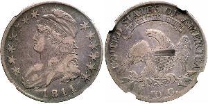 50 Цент США (1776 - ) Срібло 