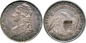 50 Цент США (1776 - ) Срібло 