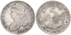 50 Цент США (1776 - ) Срібло 