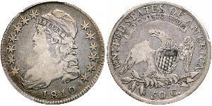 50 Цент США (1776 - ) Срібло 