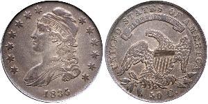50 Цент США (1776 - ) Срібло 