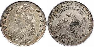 50 Цент США (1776 - ) Срібло 