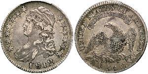 50 Цент США (1776 - ) Срібло 