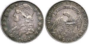 50 Цент США (1776 - ) Срібло 