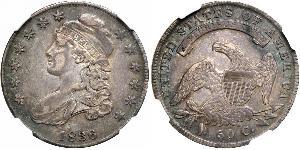50 Цент США (1776 - ) Срібло 