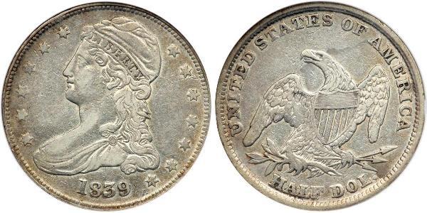 50 Цент / 1/2 Долар США (1776 - ) Срібло 