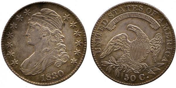50 Цент / 1/2 Долар США (1776 - ) Срібло 